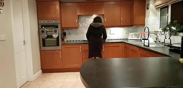  Sexy Indian pounded hard on kitchen counter fuck